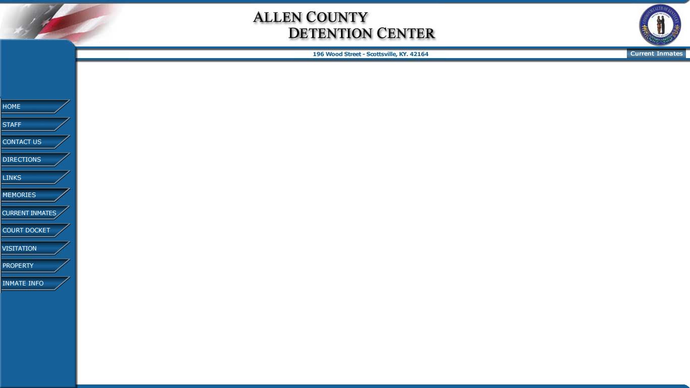 Allen County Detention Center - Current Inmates